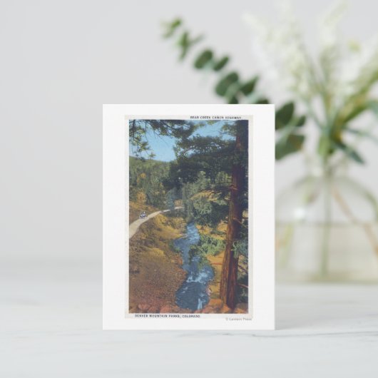 Denver Mountain Park, CO - Beer Creek Canyon Briefkaart (Staand voorkant)