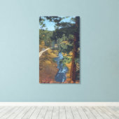 Denver Mountain Park, CO - Beer Creek Canyon Canvas Afdruk (Insitu (Houten vloer))