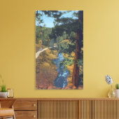 Denver Mountain Park, CO - Beer Creek Canyon Canvas Afdruk (Insitu (Woonkamer))