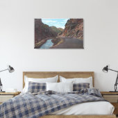 Denver Mountain Park, CO - Beer Creek Canyon Canvas Afdruk (Insitu (Slaapkamer))