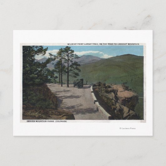 Denver Mountain Park, CO - Wildcat Point Lariat Briefkaart (Voorkant)
