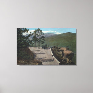 Denver Mountain Park, CO - Wildcat Point Lariat Canvas Afdruk
