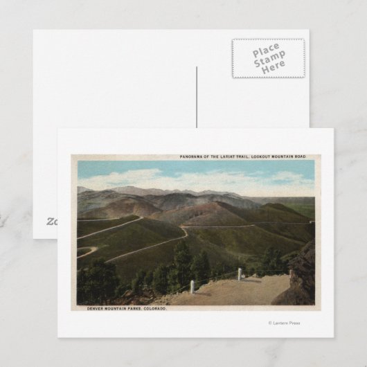 Denver Mountain Parks, CO Briefkaart (Voorkant / Achterkant)