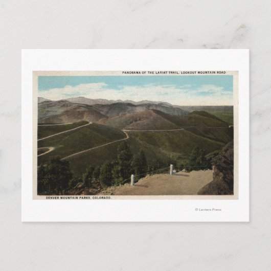 Denver Mountain Parks, CO Briefkaart (Voorkant)