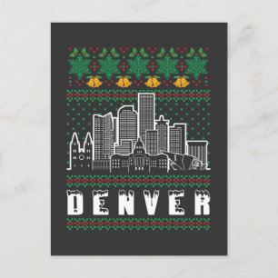 Denver Nevada Lelijke Kerstmis Briefkaart