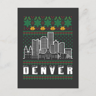 Denver Nevada Lelijke Kerstmis Briefkaart