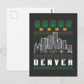 Denver Nevada Lelijke Kerstmis Briefkaart (Voorkant / Achterkant)