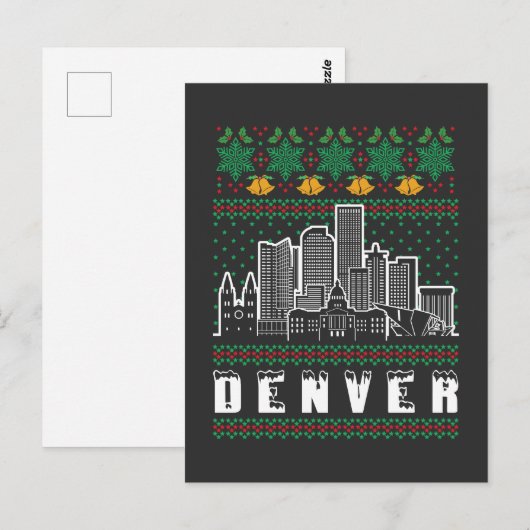 Denver Nevada Lelijke Kerstmis Briefkaart (Voorkant / Achterkant)
