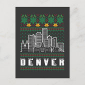 Denver Nevada Lelijke Kerstmis Briefkaart (Voorkant)