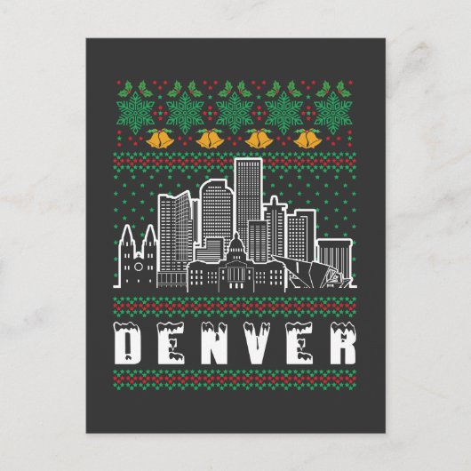 Denver Nevada Lelijke Kerstmis Briefkaart (Voorkant)