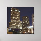 Denver Night Skyline Canvas Afdruk (Voorkant)