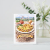 Denver Omelet (Amerikaanse Voedsel Serie) Briefkaart (Staand voorkant)