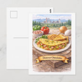 Denver Omelet (Amerikaanse Voedsel Serie) Briefkaart (Voorkant / Achterkant)