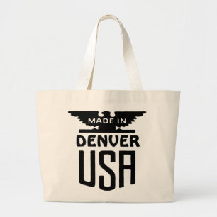  Denver Patriottische Slogan Totebag Grote Tote Bag