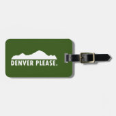 Denver Please Bagagelabel (Voorkant horizontaal)