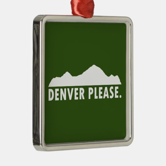Denver Please Metalen Ornament (Rechts)