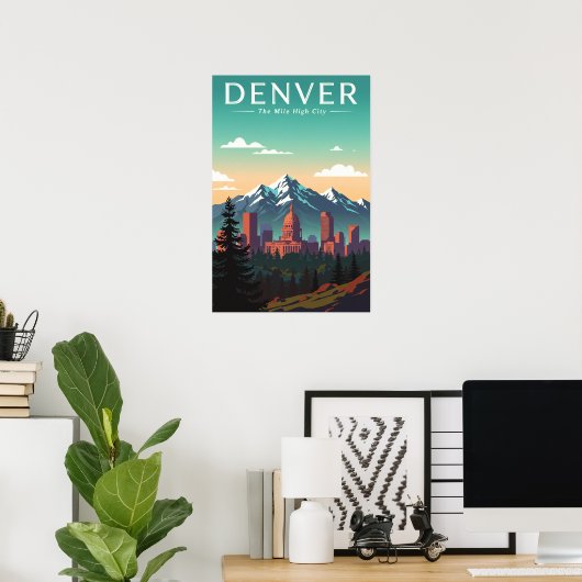 Denver Poster (Thuiskantoor)