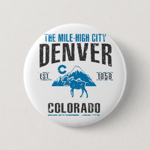 Denver Ronde Button 5,7 Cm