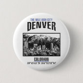 Denver Ronde Button 5,7 Cm (Voorkant)