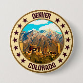 Denver Ronde Button 7,6 Cm (Voorkant)