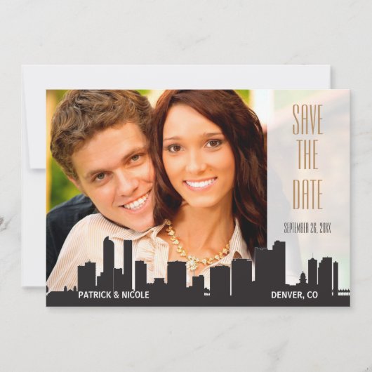 Denver Save the Date City-serie (Voorkant)