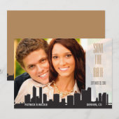 Denver Save the Date City-serie (Voorkant / Achterkant)