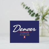 Denver Script Briefkaart (Staand voorkant)