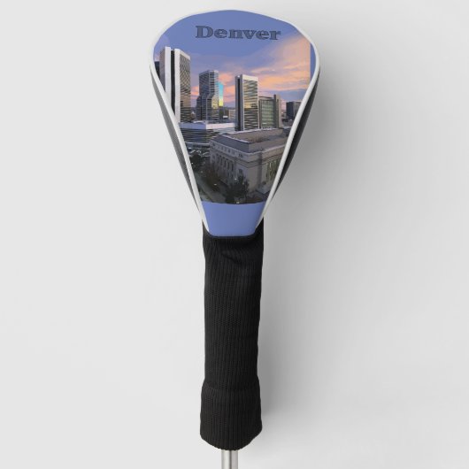 Denver Silhouet Golfheadcover (Voorkant)