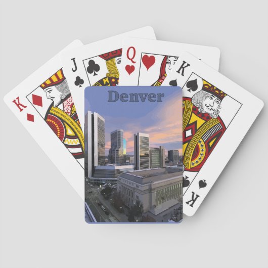 Denver Silhouet Pokerkaarten (Achterkant)
