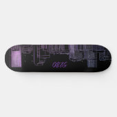 Denver skyline 5280 skateboard (Horizontaal)