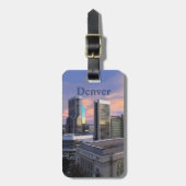 Denver Skyline Bagagelabel (Voorkant verticaal)