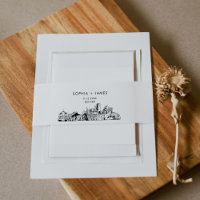 Denver Skyline Belly Band, 2"x11.5"