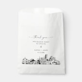 Denver Skyline bruiloft dank u favoriete tassen Bedankzakje (Voorkant)