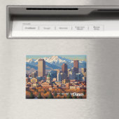 Denver Skyline Colorado Magneet (Insitu (Vaatwasser))