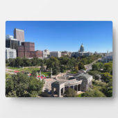 Denver Skyline Colorado State Capitol-foto Fotoplaat (voorkant)