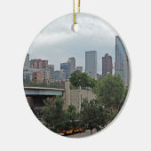 Denver Skyline Keramisch Ornament (Links)