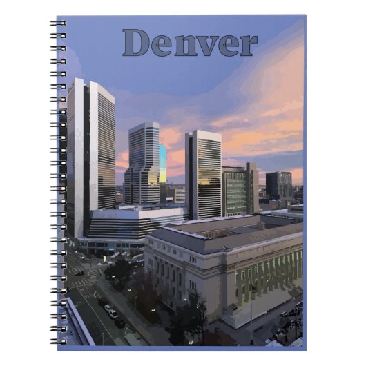 Denver Skyline Notitieboek (Voorkant)