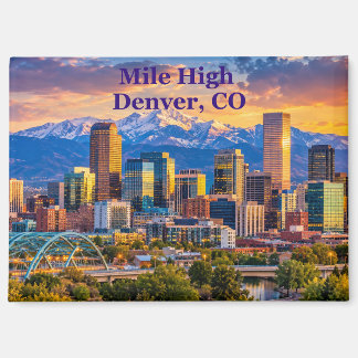 Denver-skyline op zijn best magneet