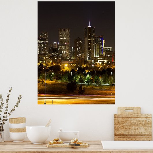 Denver Skyline Poster (Keuken)