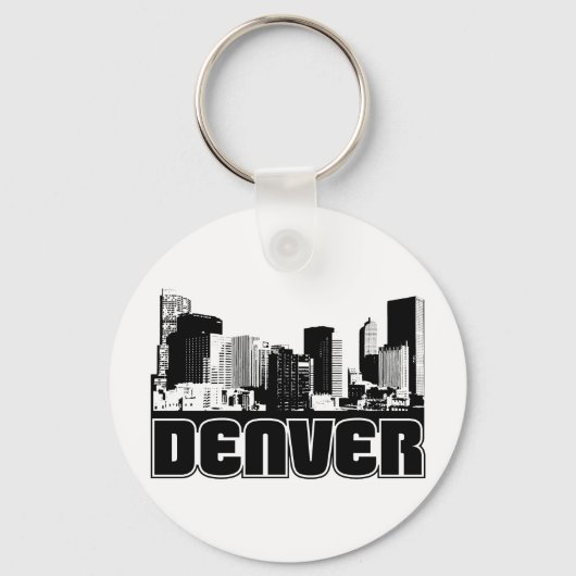 Denver Skyline Sleutelhanger (Voorkant)