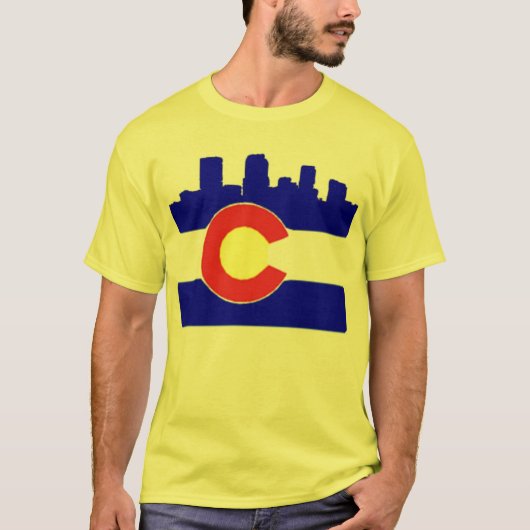 Denver Skyline Yellow Ypres Shirt (Voorkant)