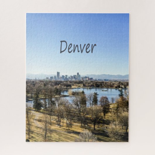 Denver Stad en Bergen Colorado Legpuzzel (Verticaal)