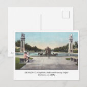 DENVER Stadspark, Sullivan Gateway c1920s  Briefkaart (Voorkant / Achterkant)