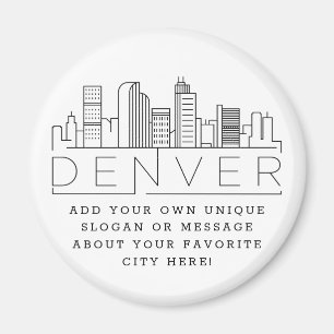 Denver ThMED   Aangepast stadsbericht of slogan Magneet