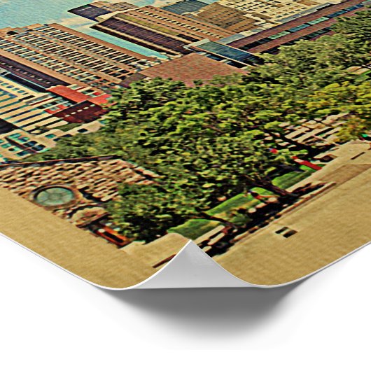 Denver Vintage Travel Poster (Hoek)