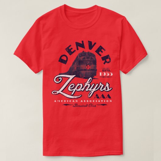 Denver Zephyrs T-shirt (Design voorkant)