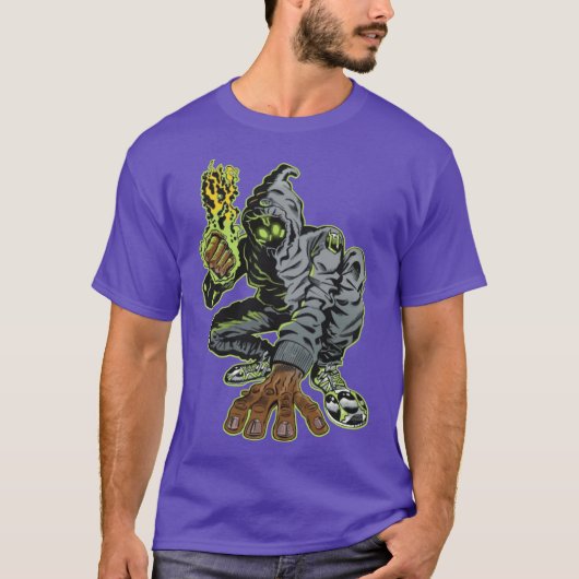 Denzel Curry Unlocked Comic grappig T-shirt (Voorkant)