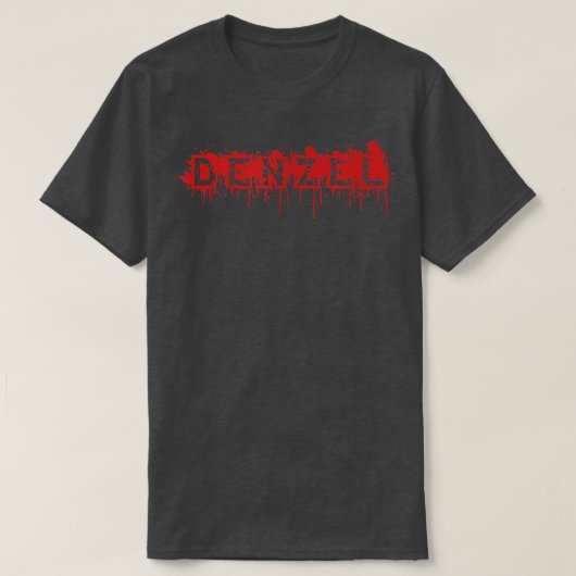 Denzel First Name Halloween Costume Personalized T-shirt (Design voorkant)