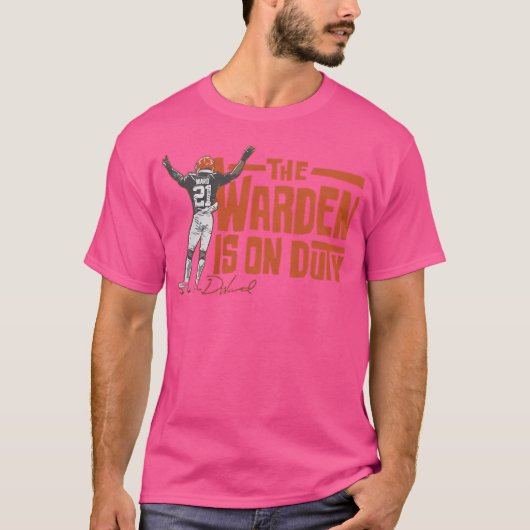Denzel Ward, de directeur van dienst T-shirt (Voorkant)