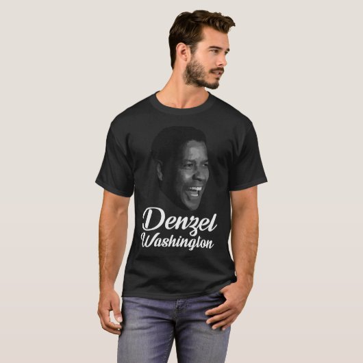 Denzel Washington T-shirt (Voorkant volledig)